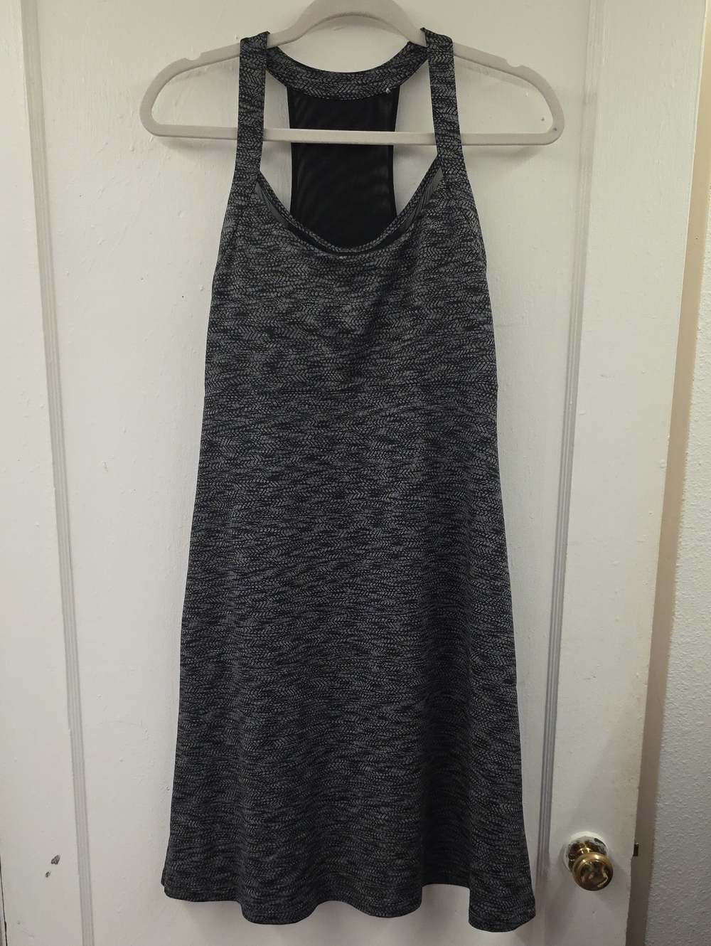 MPG Sport Mondetta Athletic Dress Medium Built In Bra Racerback Gray